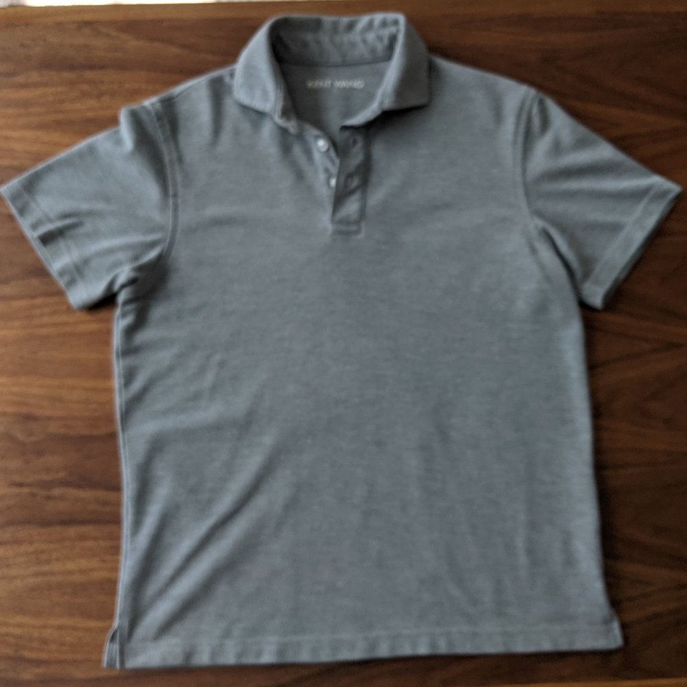 Kent Wang Polo heathered gray